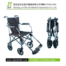 Lightweight Aluminum Folding Manual Wheelchair for Disabled